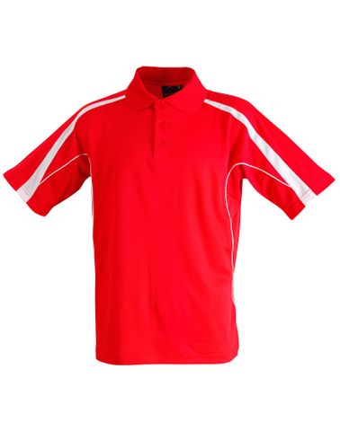 Legend Ladies Polo Red/Wht