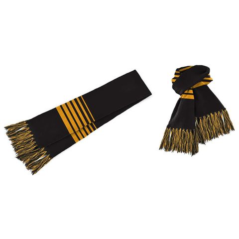 Acrylic Scarf Black/Gold