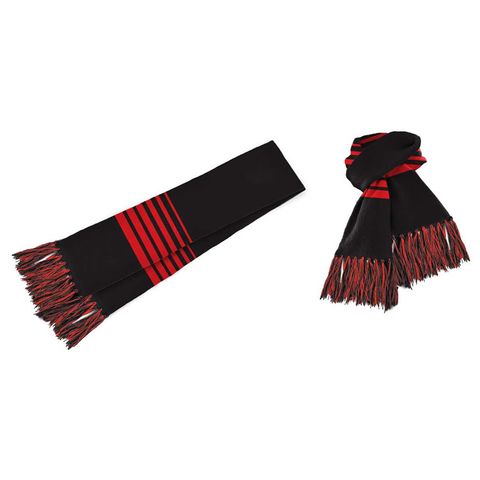 Acrylic Scarf Black/Red