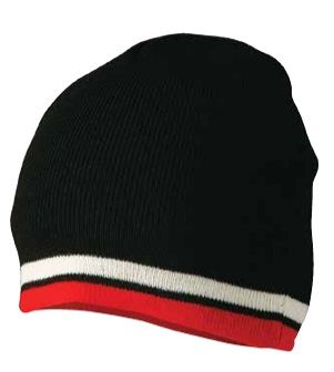 Contrast Stripe Beanie