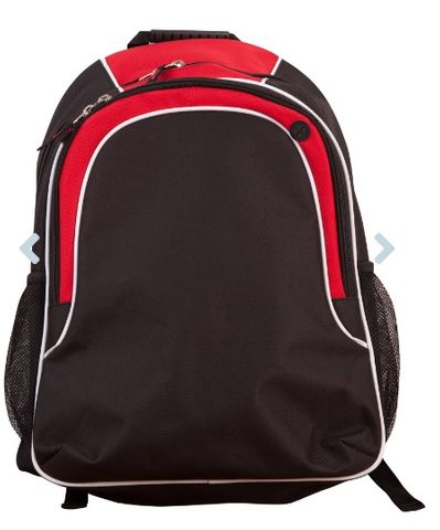 BFC M Backpack Blk/Wht/Red