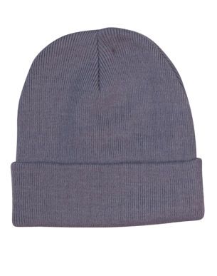 Acrylic Beanie Grey