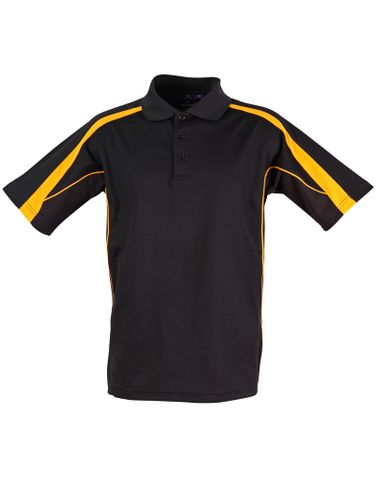 Legend Adults Polo Blk/Gld