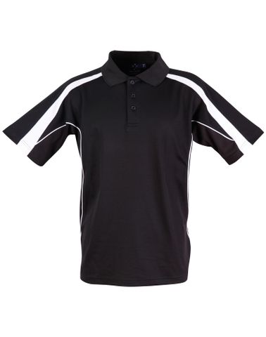 Legend Adults Polo Blk/Wht