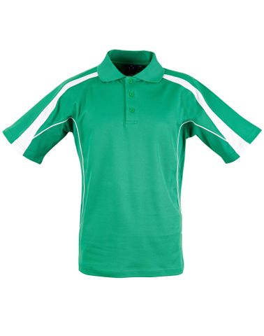 Legend Adults Polo Emr/Wht