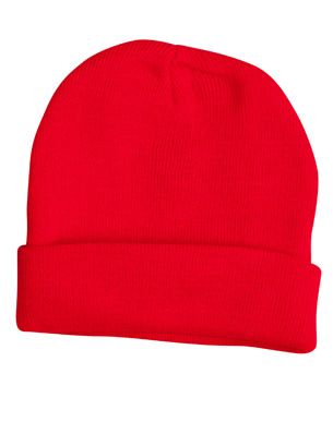 Acrylic Beanie Red