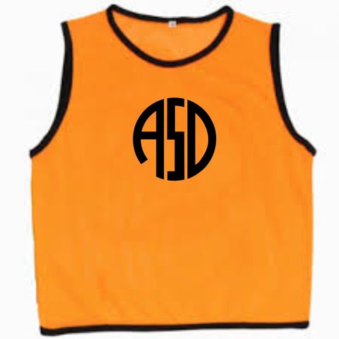 Mesh Training Bib Fluro Orange