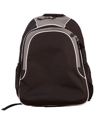 Winner Backpack Blk/Wht/Gry