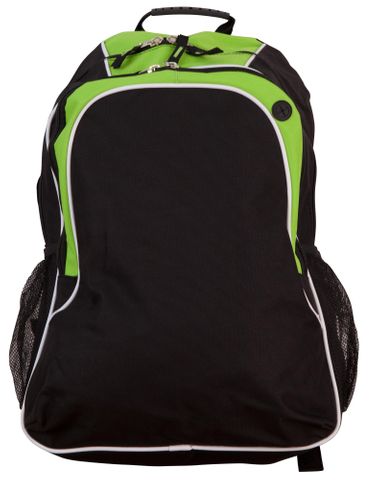 Winner Backpack Blk/Wht/Lme