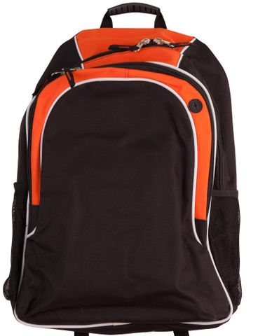 Winner Backpack Blk/Wht/Org