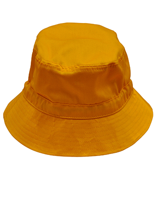 Bucket Hat w Toggle Gold