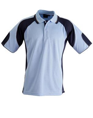 Alliance Mens Polo Sky/Nvy