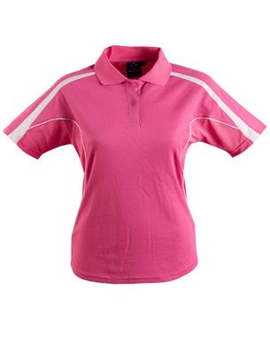 Legend Ladies Polo HPnk/Wht