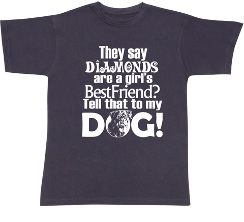 Diamonds Dog T-shirt