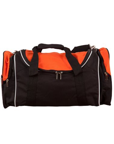 Winner Sports Bag Blk/Wht/Org