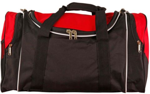 Winner Sports Bag Blk/Wht/Red