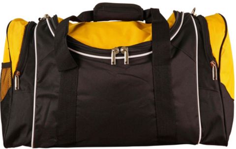 Winner Sports Bag Blk/Wht/Gld