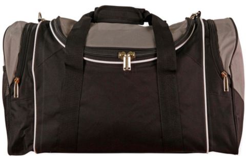 Winner Sports Bag Blk/Wht/Gry