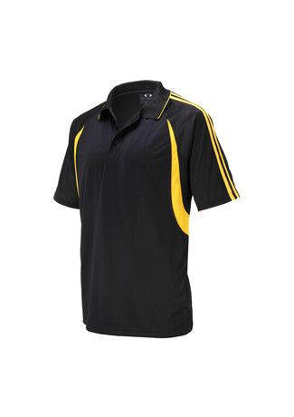 Flash Kids Polo Blk/Gld