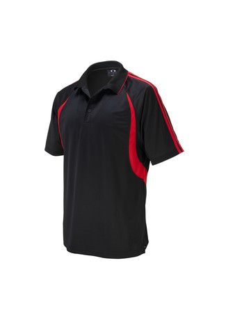 Flash Kids Polo Blk/Red