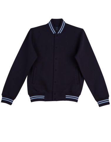 Letterman Kids Jacket Nvy/Sky