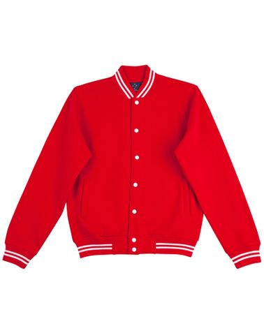 Letterman Kids Jacket Red/Wht