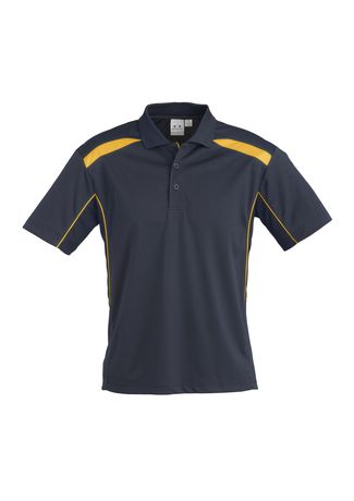 United Mens Polo Nvy/Gld