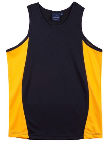 Teammate Ladies Singlet Nvy/Gl