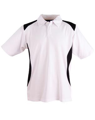 Winner Ladies Polo Wht/Blk