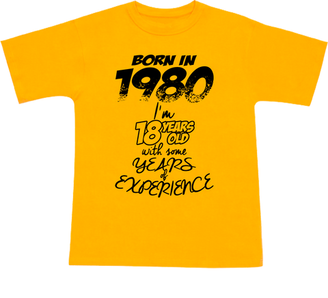 Born In 1980 T-shirt