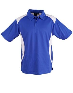 Winner Mens Polo Ryl/Wht