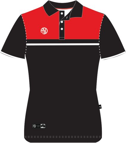 Eclipse Polo Blk.Red.Wht