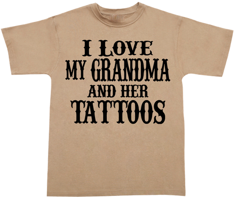 I Love Grandma Tattoos T-shirt