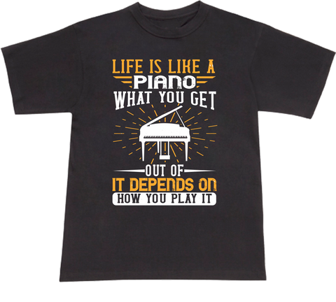 Life Piano T-shirt