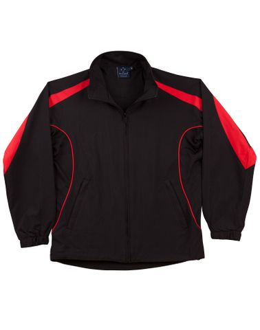 Legend Kids Track Top Blk/Red