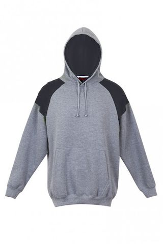 Contrast Mens Hoodie Gry/Nvy