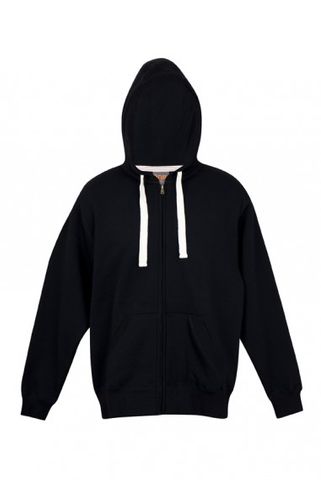 Heavy Zip Ladies/Jnr Hoodie Bl