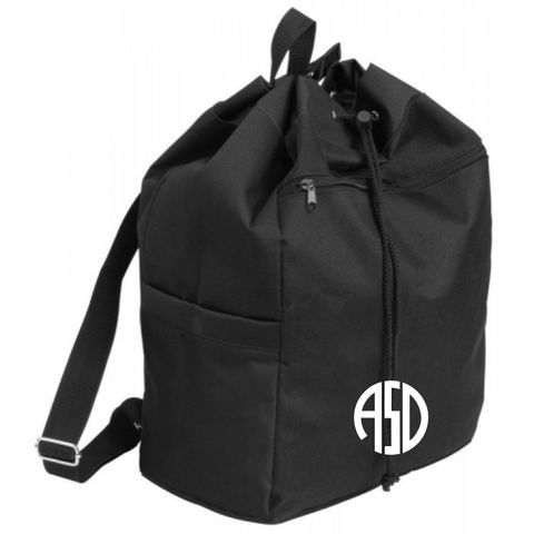 Drawstring Kitbag Black