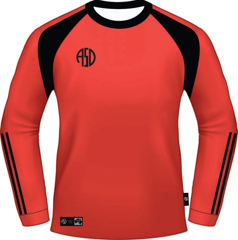 Shilton GK Jersey Coral/Black