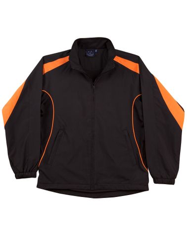 Legend Kids Track Top Blk/Org