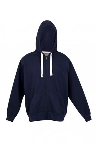 Heavy Zip Mens Hoodie Nvy