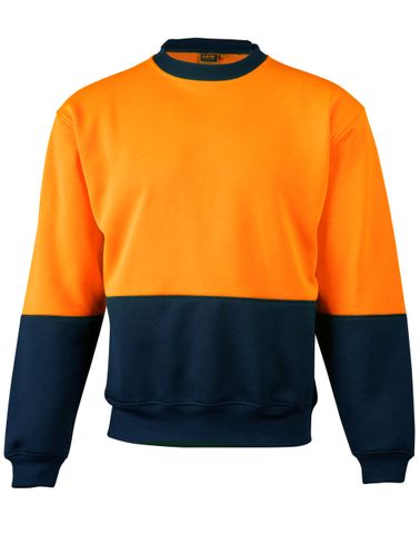 Hi-Vis Windcheater Fl Org/Nvy