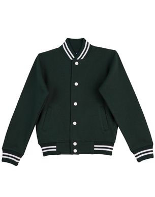 Letterman Unisex Jacket Btl/Wh