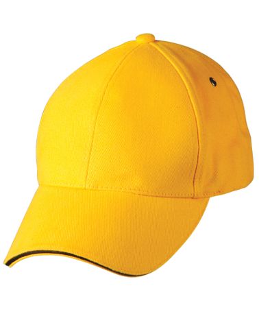 Sandwich Peak Cap Gld/Blk