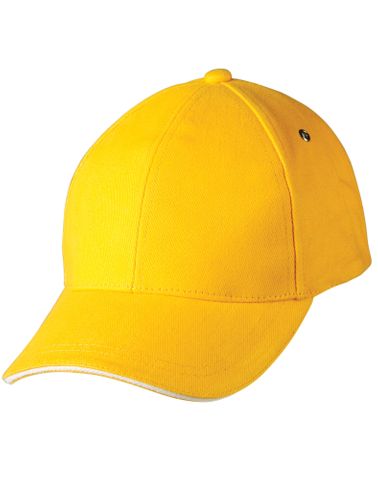 Sandwich Peak Cap Gld/Wht