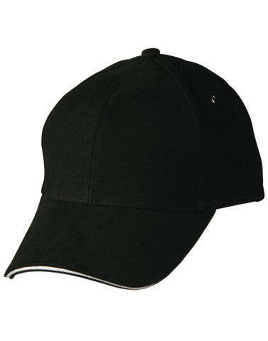 Sandwich Peak Cap Blk/Wht