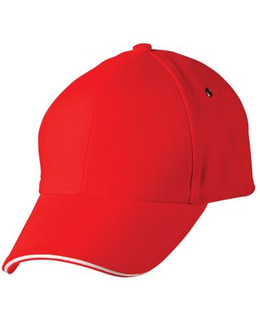 Sandwich Peak Cap Red/Wht