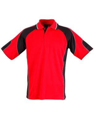 Alliance Kids Polo Red/Blk