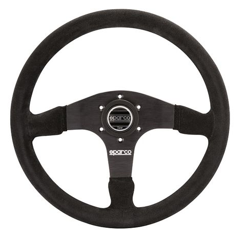 Sparco R375 Suede 350mm Racing Steering Wheel