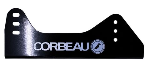 Corbeau Pro 90 Team Aluminium Seat Brackets Black